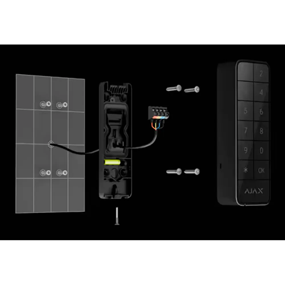 Ajax KeyPad Outdoor Fibra RFID FIBRA-KEYPADOUTDOOR-W Blanco