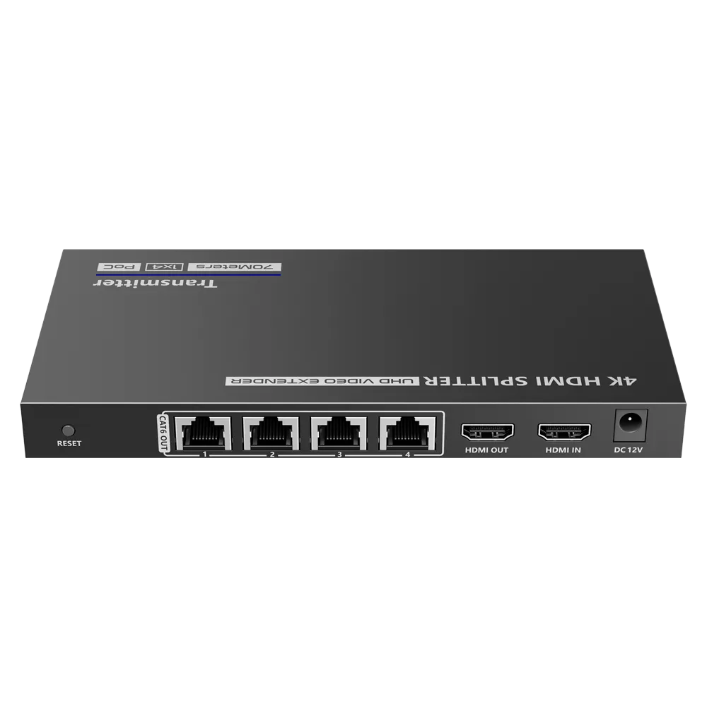 Splitter HDMI 1:4 4K 30Hz HDMI-SPL-1x4-4K30-CAT6 70m Cat6