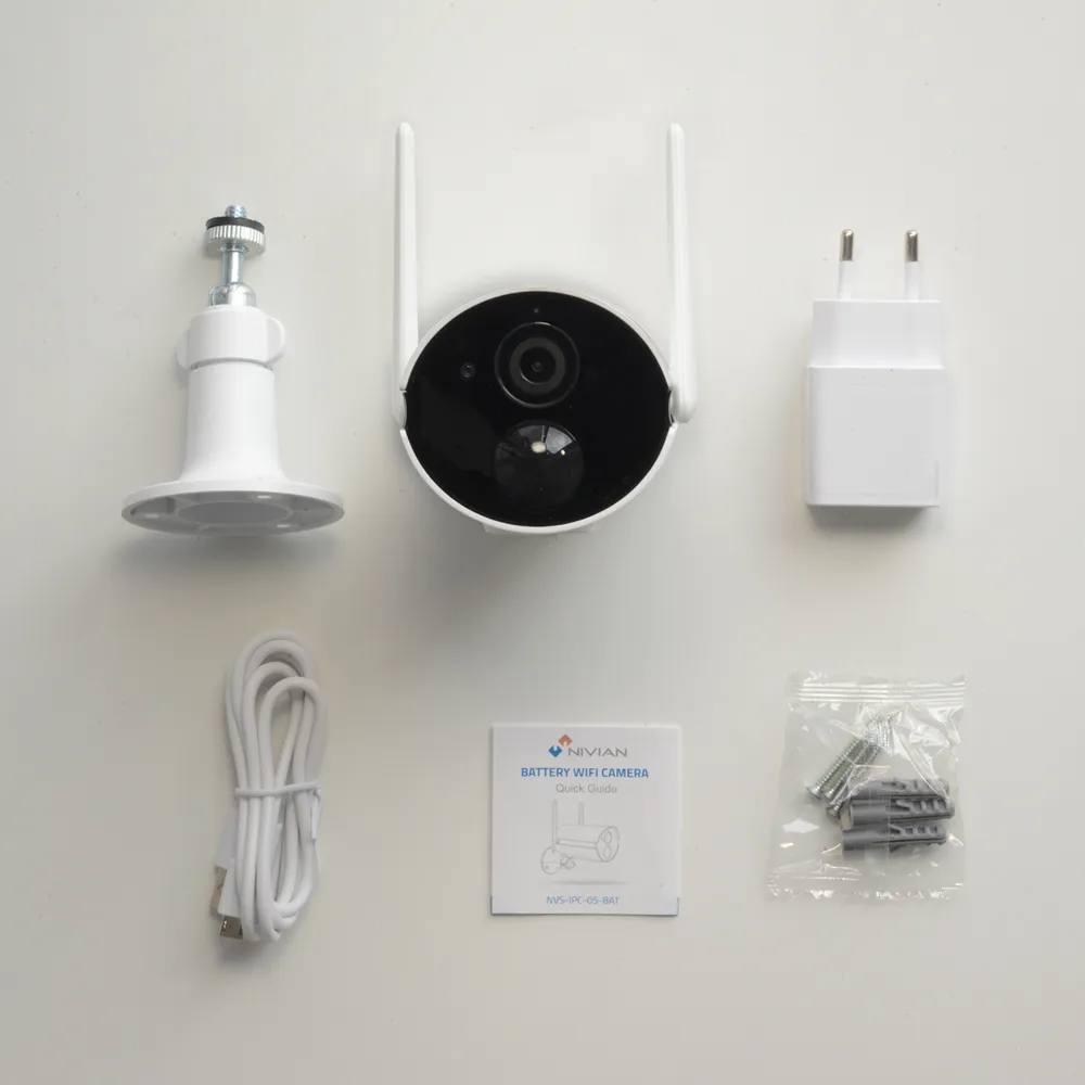 Batería Nivian NVS-IPC-05-BAT para Cámara Exterior WiFi