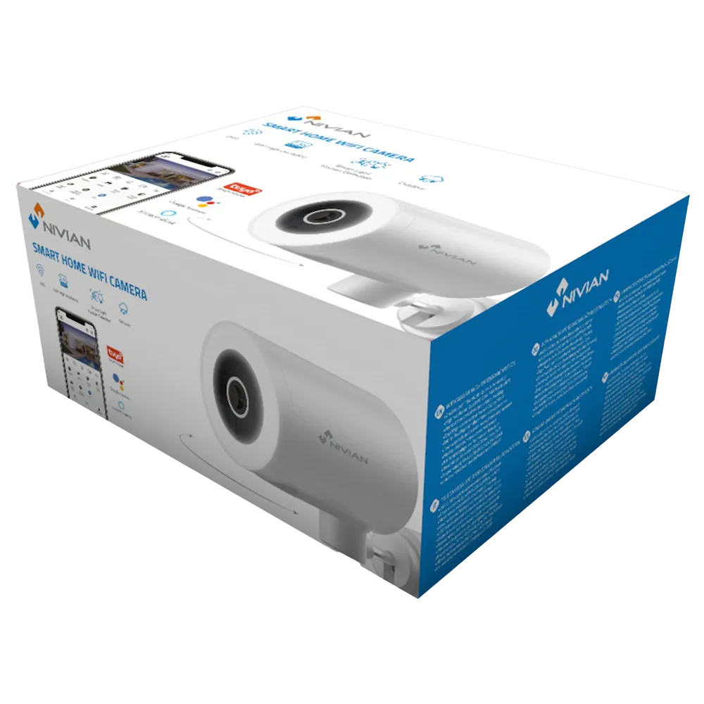 Cámara Nivian NVS-IPC-0H3-L 4MP WiFi Exterior IP65