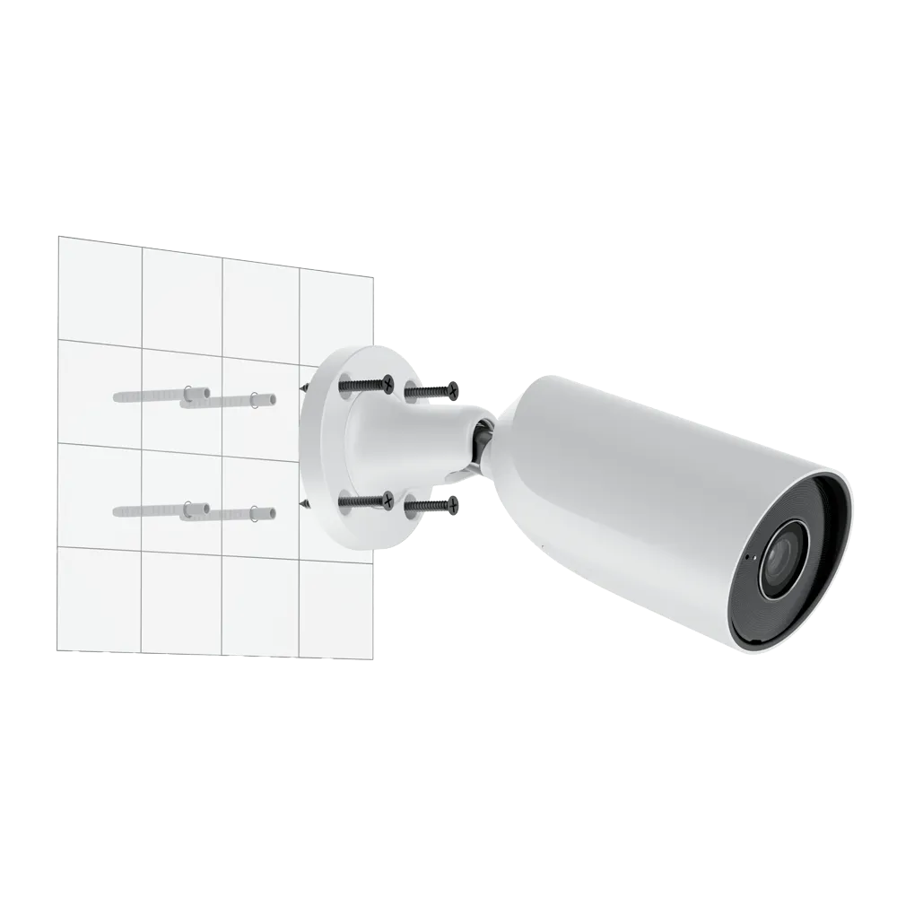 Cámara IP Ajax BulletCam AJ-BULLETCAM-8-W 8MP 2.8mm PoE