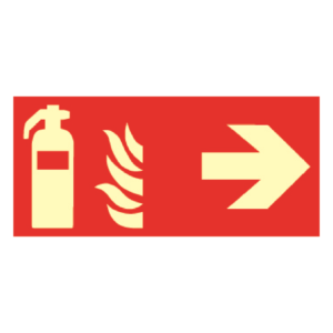 Señal / Cartel Recorridos Extintor. Clase B