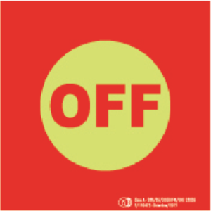 Cartel / Señal luminiscente "Pulsador de Paro". Clase A