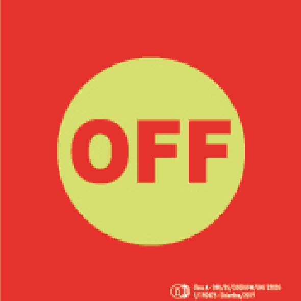 Señal Pulsador de disparo (extinción automática) Clase A