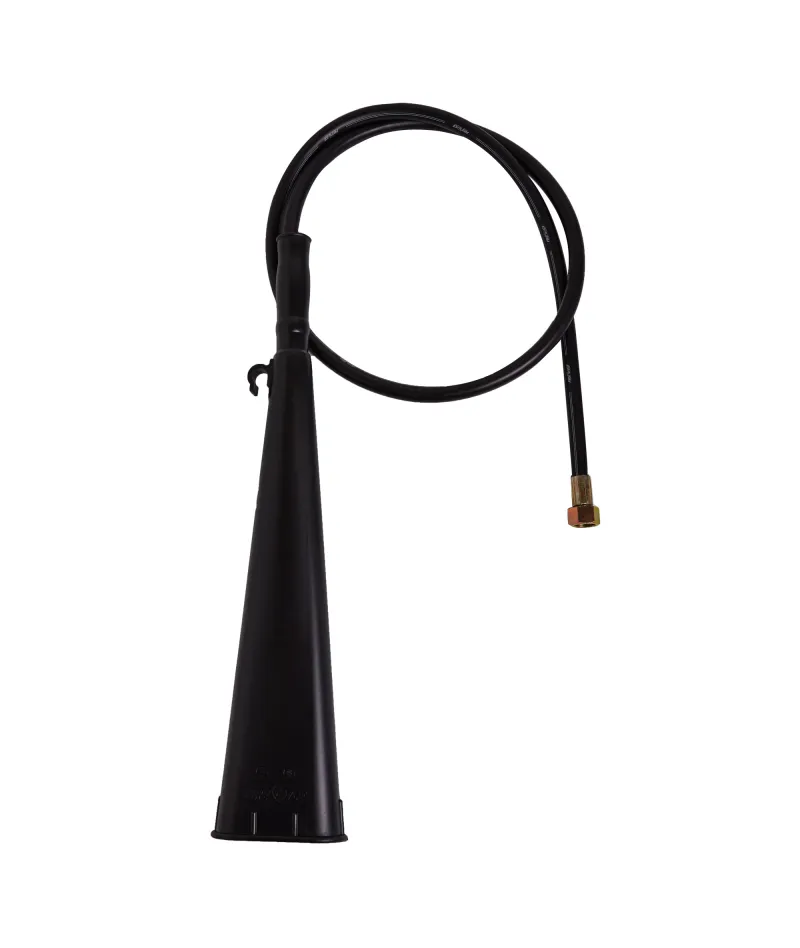 Bocina con manguera de caucho FI 10.000 para extintor de CO₂ 10 kg - Ref. FIR100BOMC