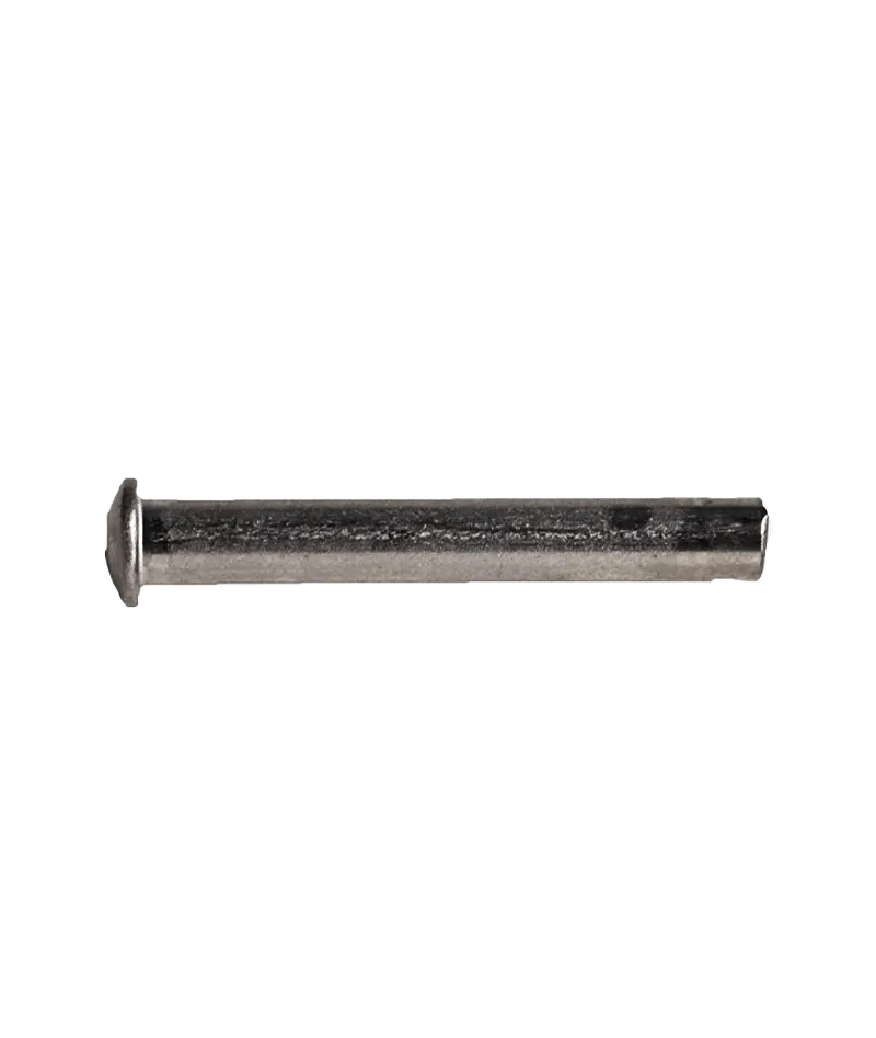 Pasador maneta FI 500 con remache de acero inoxidable 4x31 mm para extintor