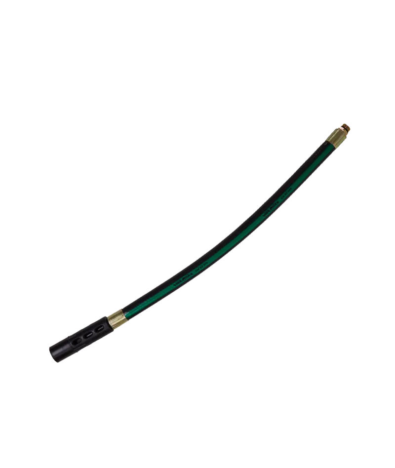 Manguera FIR60MV negro con franja verde para extintor polvo ABC 6 kg serie FI 60