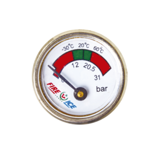 Manómetro para extintor hídrico FI W30 Ø 23 mm