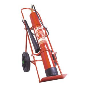 Extintor móvil CO₂ 10 kg carro simple eficacia 113B - Serie FI 10000 Serior