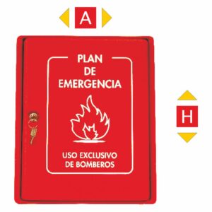 Armario Plan de Emergencias Termoplástico 360×300×50 mm