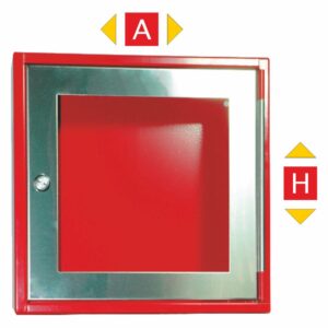 Armario Plan de Emergencias Inoxidable | 350×305×105 mm