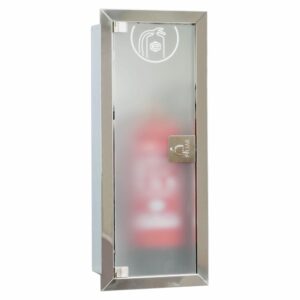 Armario Extintor Empotrar EACI COMPAC E6IM Inoxidable Metacrilato
