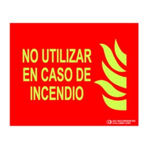 Cartel luminiscente F800-CA INALMAR