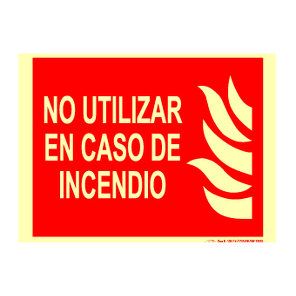 Cartel luminiscente F800-CB INALMAR