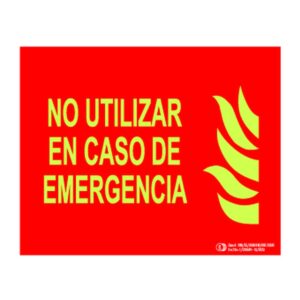 Cartel luminiscente F810-CA INALMAR