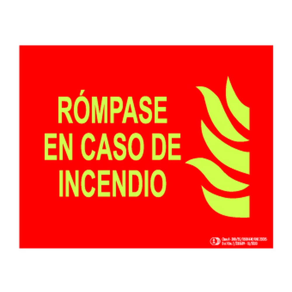 Cartel luminiscente F815-CA INALMAR
