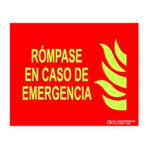 Cartel luminiscente F820-CA INALMAR