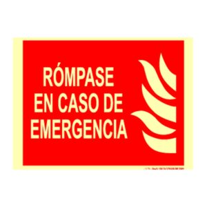 Cartel luminiscente F820-CB INALMAR