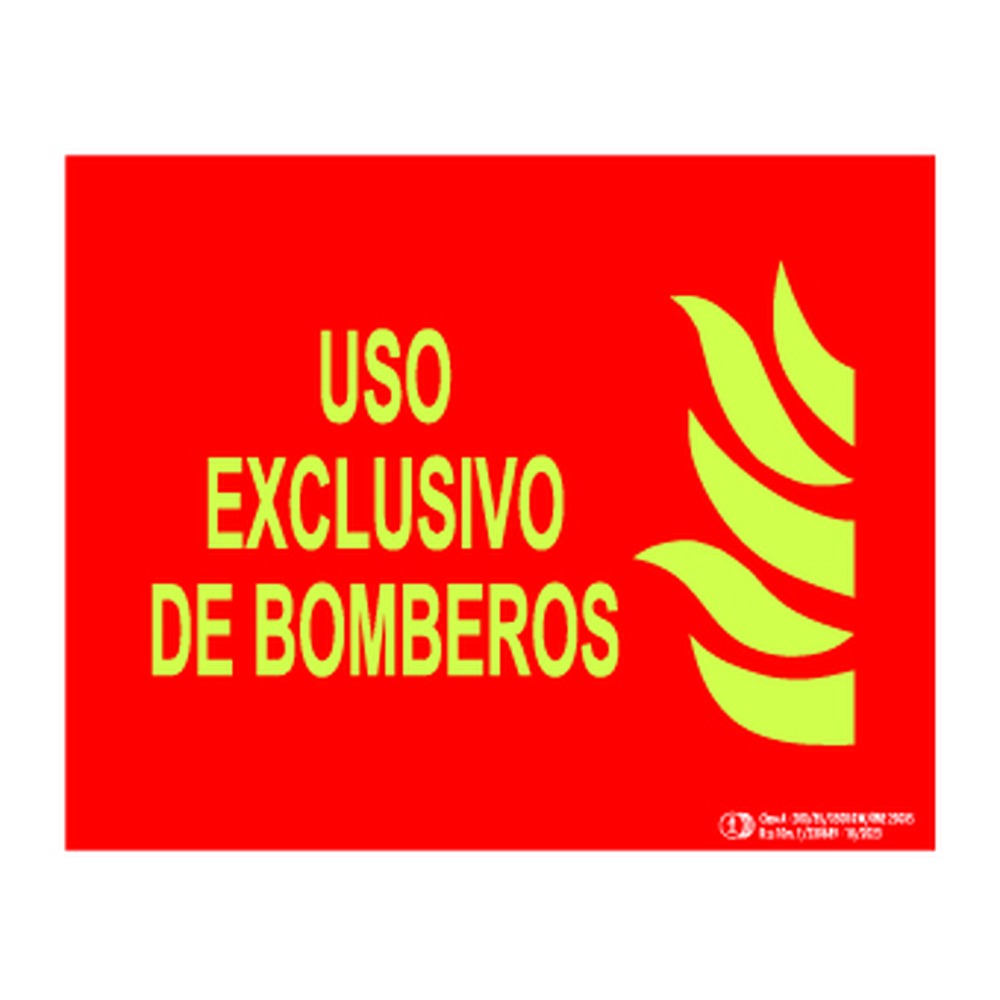 Cartel luminiscente F825-CA INALMAR