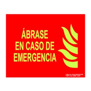 Cartel luminiscente F840-CA INALMAR