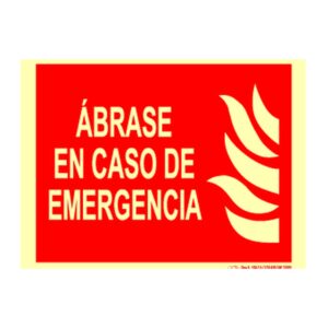 Cartel luminiscente F840-CB INALMAR