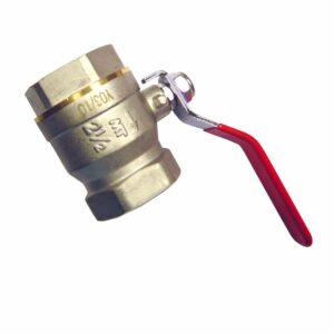 Válvula de Bola Latón Cromado con Maneta Manual
