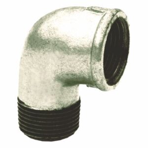 Codo 90° Roscado Galvanizado Hierro Maleable para PCI