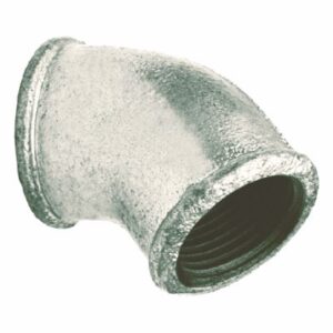 Codo 45° Roscado Hembra Hembra Hierro Galvanizado | PCI