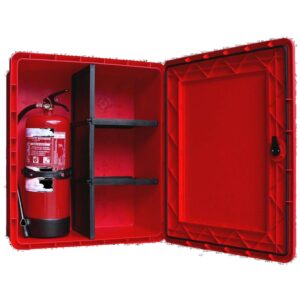 Armario duplex mixto polipropileno para extintor y equipo auxiliar