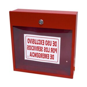 Armario metálico para plan de evacuación 350×350 con visor