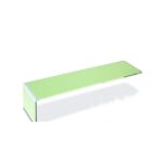 Marcador peldaño aluminio HI 300 fotoluminiscente liso 17.7490 - vista perfil 3D