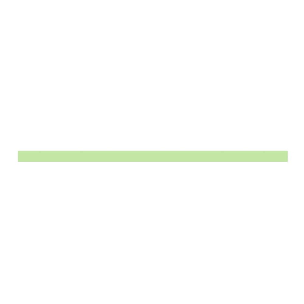 Cinta PVC huella escalera fotoluminiscente 1000x50mm BA-0050 plain green