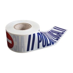 Cinta balizamiento Policía Local — 200 m × 100 mm