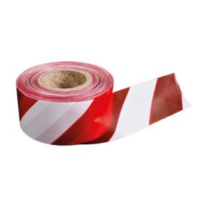 Cinta balizamiento anónima blanca/roja — 200 m