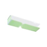 Marcador peldaño aluminio HI 300 fotoluminiscente descendente vista 3D