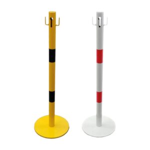 Poste metálico para cadena — altura 1 m · 8 kg