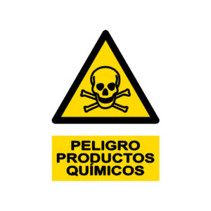 Señal / Cartel de Peligro. Productos químicos