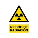 Señal / Cartel de Riesgo de radiación