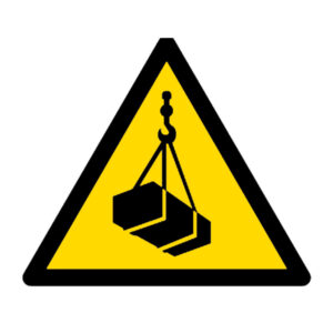 Señal / Cartel de Carga suspendida