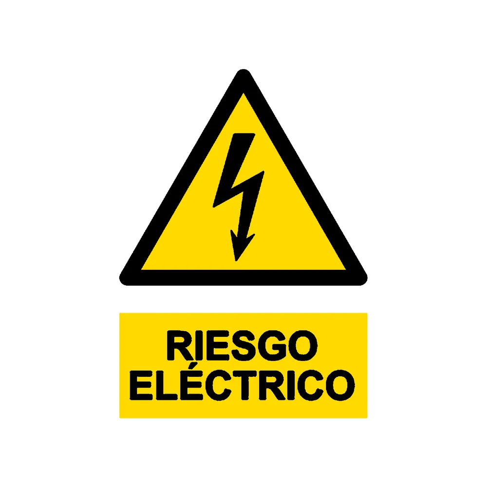 Señal / Cartel de Riesgo eléctrico