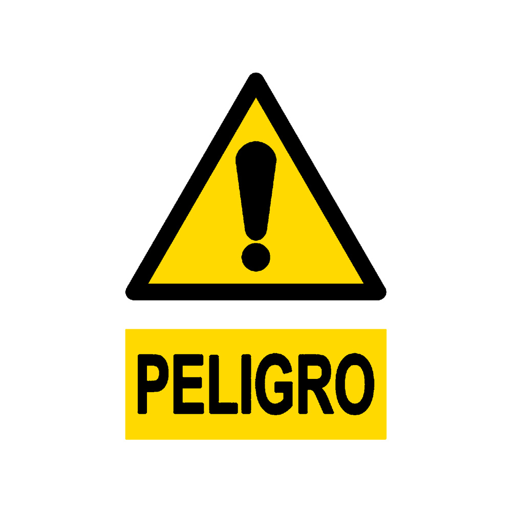 Señal / Cartel de Peligro indeterminado