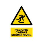 Señal / Cartel de Riesgo de tropezar