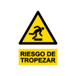 Señal / Cartel de Riesgo de tropezar