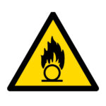 Señal / Cartel de Material comburente