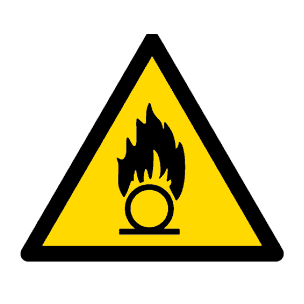 Señal / Cartel de Material comburente