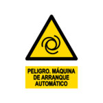 Señal / Cartel de Arranque automático