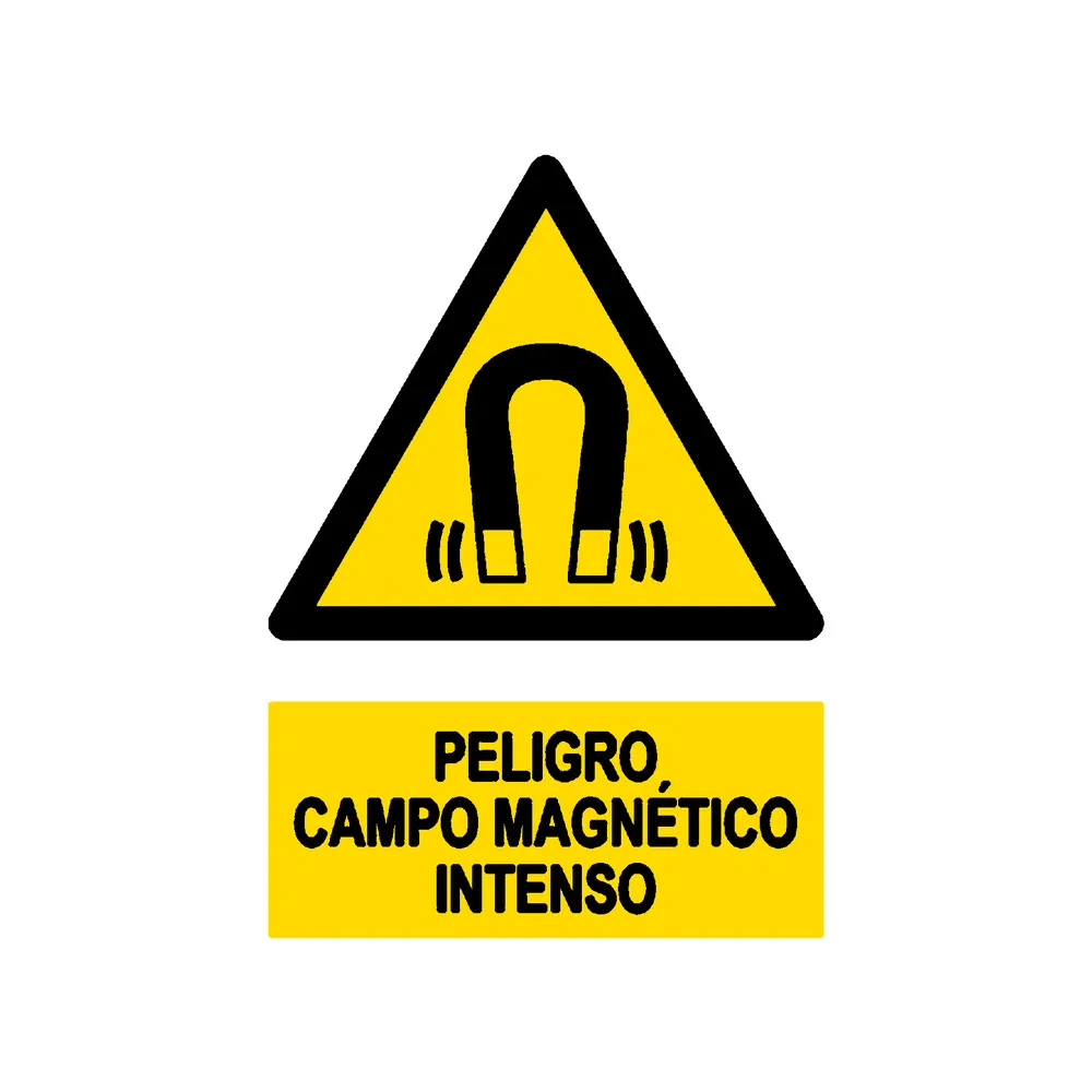 Señal / Cartel de Campo magnético