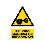 Señal / Cartel de Máquina en reparación