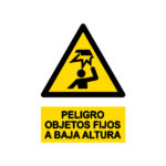 Señal / Cartel de Objetos a baja altura