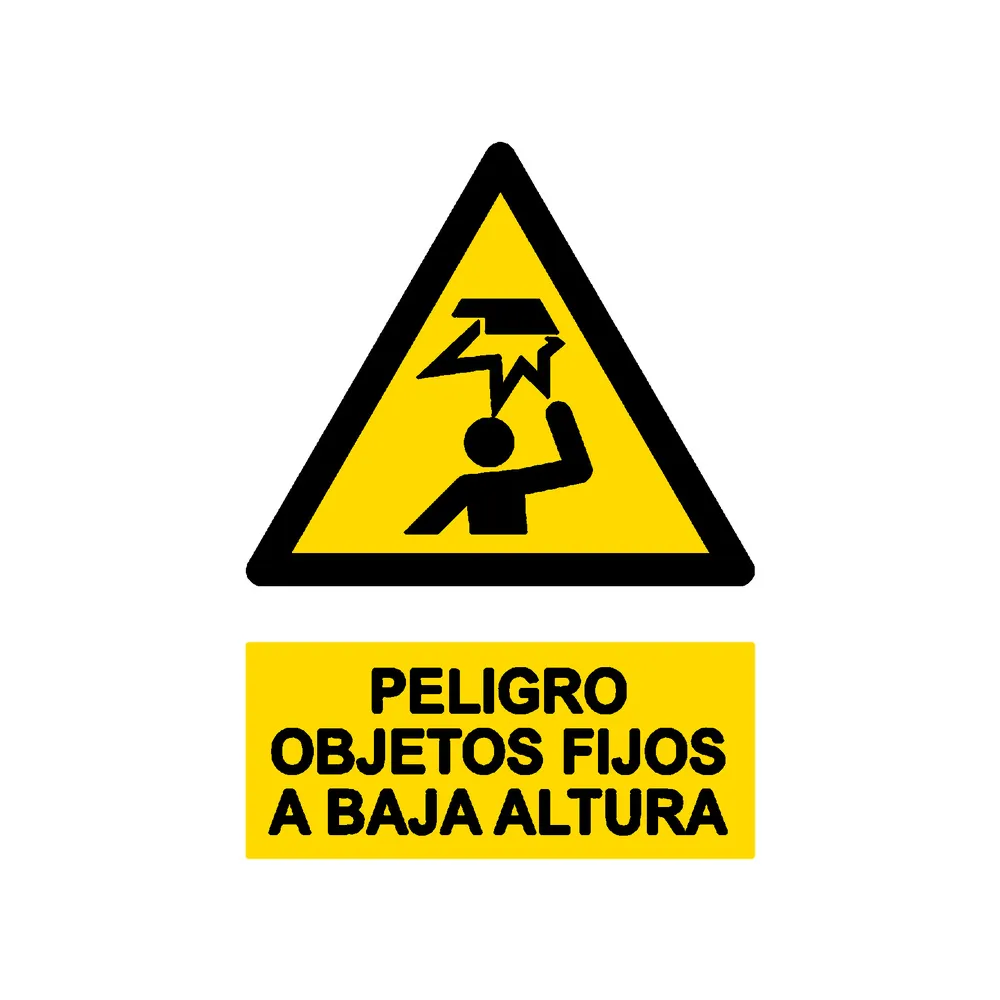 Señal / Cartel de Objetos a baja altura